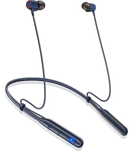 Amazon.co.jp: イヤホン bluetooth ネックバンド型 最大40時間再生